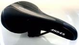 ASIENTO ADNES SUPERSTAR MTB CON GEL LARGO 265MM ANCHO 165MM (INCLUYE GRAMPA)