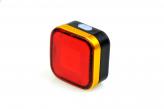 LUZ TRASERA WKNS MOD 2287 RECARGABLE USB LED COB (PAQ. LEDS UNEN EN UN ÚNICO PUNTO) INCL CABLE Y AGARRE