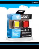 SER LUCES TRASERA+DELANTERA WKNS MOD 2287 RECARGABLE USB LED COB (PAQ. LEDS UNEN EN UN ÚNICO PUNTO) INCL CABLE Y AGARRE