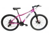 AND-ES 21 VELOCIDADES, CUADRO DE ALUMINIO BI-COLOR TRANSMISION SHIMANO, MANIJAS EZ FIRE SUSPENCION DELANTERA LOGAN, BARRALES GRUESOS, FRENOS A DISCO MECANICOS, LOGAN