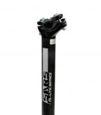 PORTASILLA ALUMINIO SARS AL-LITE SERIES 27.2X400 NEGRO GRAMPA TORNEADA PESO 345GRS