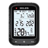 CICLOCOMPUTADORA MILES BC40 C/GPS HRM Y CADENCIA DISPLAY 2.1" 6 DATOS POR PANTALLA CUSTOMIZABLE BLUETOOTH Y ANDT PLUS INCLUYE CARGADOR Y SPORTE AL FMANUBRIO NO INCLUYE SENSORES