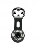 SOPORTE CICLOCOMPUTADORA WKNS EXTENDIDO P/TAPA ARAÑA COMPAT GARMIN BRYTON IGPSPORT CATEYE INCLUYE SOPORTE PARA LUZ FRONTAL Y SOPORTE P/INSTALAR LUZ EN PORTASILLA