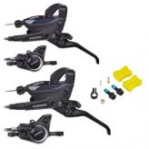 SET FRENOS HIDRA 505/200 27 VEL C/MAN INTEGRADA CAMBIO Y FRENO C/CABLES Y FUNDAS  (EN CAJA)