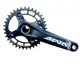 MONOPLATO C/PAL FULL ALUM (SH36)HOLLOW 175X36 C/CAJA PEDALERA HOLLOW