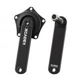 PALANCAS RUTA HOLLOW XCADEY C/POTENC (IZQUIERDO+DERECHO) 172.5MM BCD 110X5 TORN SIN PLATOS. EJE TITANIO 24MM (TIPO SHIMANO). BATERÍA RECARGABLE VÍA USB. INCLUYE CARGADOR. 565G