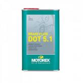 LIQUIDO DE FRENO DOT 5.1 MOTOREX  1LT P/FRENOS DE ALTO RENDIMIENTO. NO MEZCLABLES CON PRODUCTOS MINERALES O DE SILICONAS (DOT 5.0)