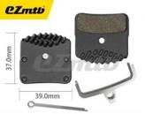 PASTILLA SEMI METALICA EZMTB (1204) C/DISIPADOR P/SHIMANO 810 Y OTROS DE 4 PISTONES (EN BLIS