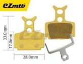 PAASTILLA DE FRENO  METÁLICA EZMTB P/FRENO FORMULA R1/MEGA/RO RACING /T1RACING/R1RACING/FR/C1/CR1/CR3/T1/THE ONE/RX/R0/RR1/CURA EN BLISTER