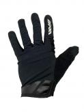 GUANTES DEDOS LARGOS AWA PRO EXTRA LIVIANOS-6611- SIN ABROJO PALMA SOFT DORSO TELA VENTILADA TALLES S/M/L/XL COLORE NEGRO ARMARFL/NEGRO