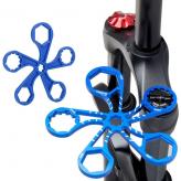 LLAVE MULTIFUNCION TOOPRE P/TAPA CORONA SUSPENSIONES 8-12T COMPATIBLE SUNTOUR XCR/XCT/XCM Y RST Y LA MAYORIA DE DE HORQUILLAS NEUMÁTICAS
