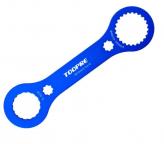 LLAVE P/AJUSTAR Y DESAJUSTAR CAJA PEDALERA HOLLOW ROSCADA C/16 Y 24 ESTRIAS COMP SHIMNO XTR Y SRAM DUB