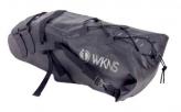 BOLSO/ALFORJA WKNS TRASERO BAJO ASIENTO GRAVEL/AVENTURA/ CICLOTURISMO, IMPERMEABLE VELCROS AL RIEL Y ELASTICOS CAPACIDAD 16L