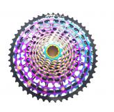 PIÑON AWA 12V 10-51 SRAM XD COMPAT 10-12-14-16-18-21-24-28-33-39-45-51 FULL ALU PESO 404G TORNASOLADO