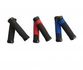 PUÑO WKNS 130MM MATERIAL TPE CON 2 AROS DE SEGURIDAD DE ALUMINIO C/TAPONES COLORES: NEGRO/NEGRO NEGRO/AZUL NEGRO/ROJO