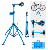 SOPORTE TOOPRE P/REPARAR BICICLETAS PLEGABLE C/BANDEJA INCLUYE ACCESORIO P/EVITAR QUE LA RUEDA DELANTERA GIRE